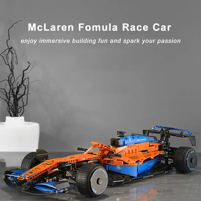 MOC Motorized Building Block Set: P9926 McLaren Formula 1 Racing Car