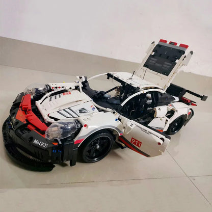MOC Building Block Set: Porsche 911 RSR Racing Sports Car 20097