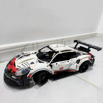 MOC Building Block Set: Porsche 911 RSR Racing Sports Car 20097