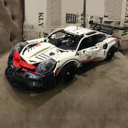 MOC Building Block Set: Porsche 911 RSR Racing Sports Car 20097