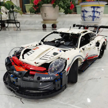 MOC Building Block Set: Porsche 911 RSR Racing Sports Car 20097