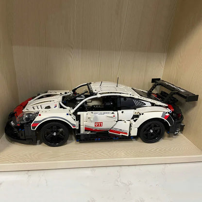 MOC Building Block Set: Porsche 911 RSR Racing Sports Car 20097