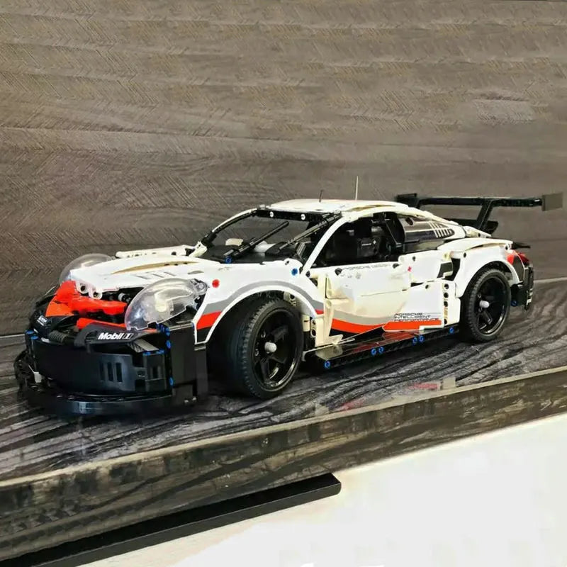 MOC Building Block Set: Porsche 911 RSR Racing Sports Car 20097