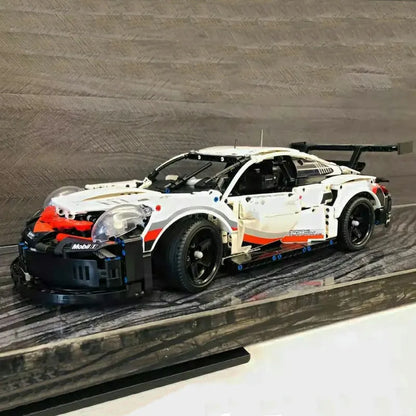 MOC Building Block Set: Porsche 911 RSR Racing Sports Car 20097