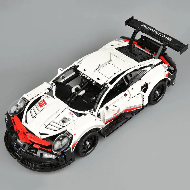 MOC Building Block Set: Porsche 911 RSR Racing Sports Car 20097