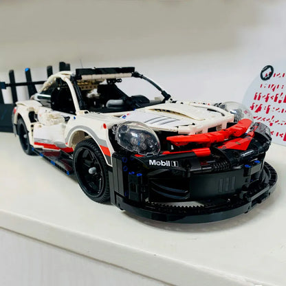MOC Building Block Set: Porsche 911 RSR Racing Sports Car 20097