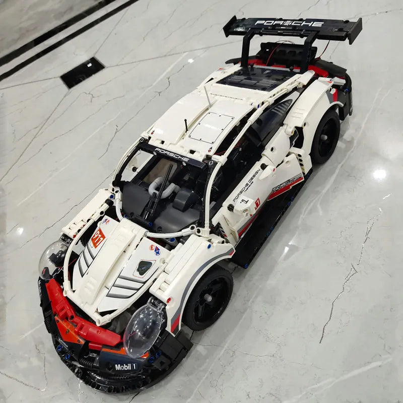 MOC Building Block Set: Porsche 911 RSR Racing Sports Car 20097