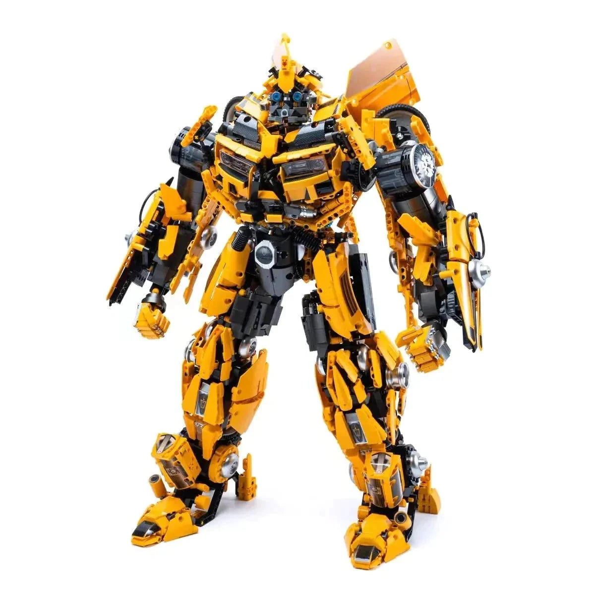 MOC Building Block Set: DJ Rambo Man MOC Mecha Transformation Robot