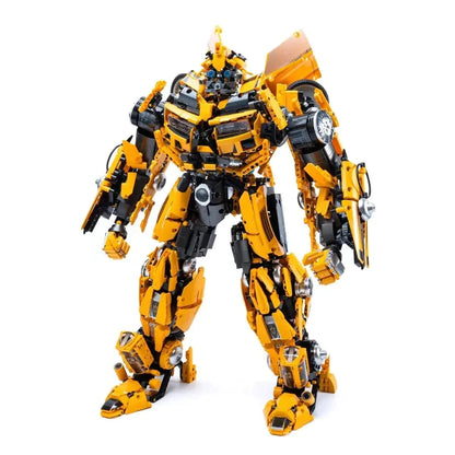 MOC Building Block Set: DJ Rambo Man MOC Mecha Transformation Robot
