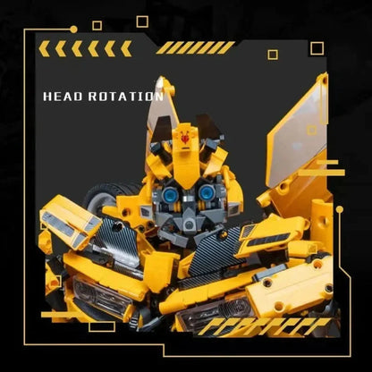 MOC Building Block Set: DJ Rambo Man MOC Mecha Transformation Robot