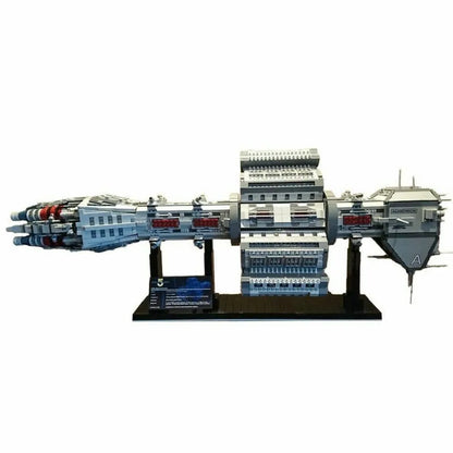 MOC Motorized Building Block Set: UCS Babylon EAS Agamemnon Spaceship, Model 12902