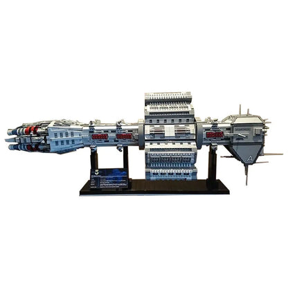 MOC Motorized Building Block Set: UCS Babylon EAS Agamemnon Spaceship, Model 12902