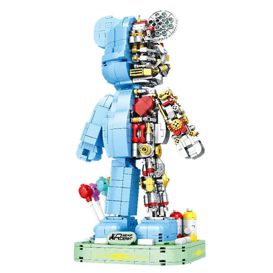 MOC Building Block Set: Violent Half Bear Mechanical Robot 6302