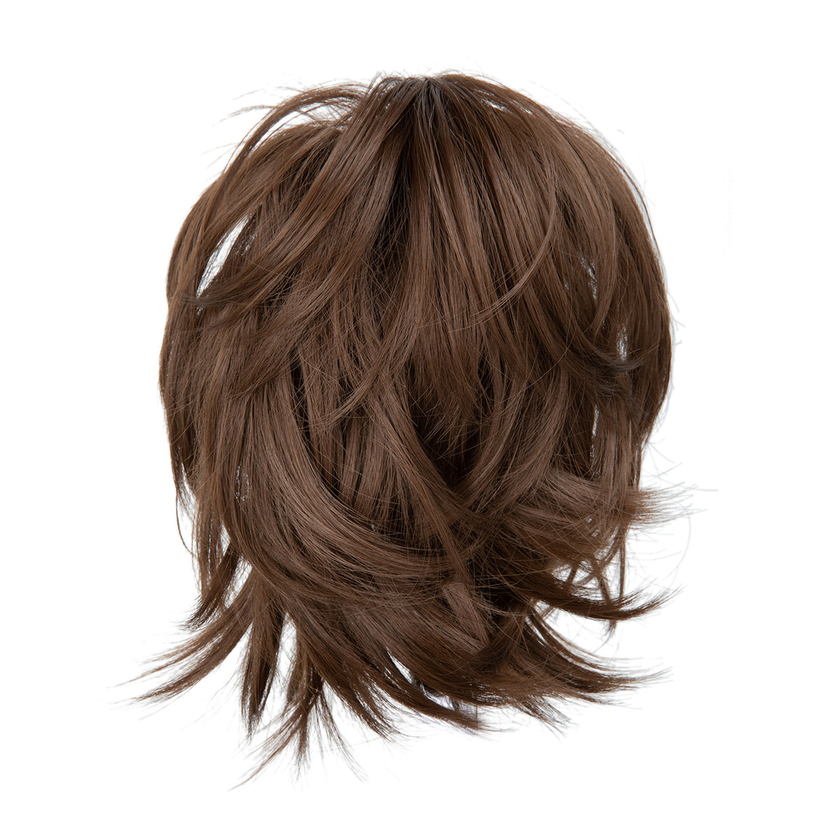 Trilumity Curly Ponytail in 1B, hairline close-up