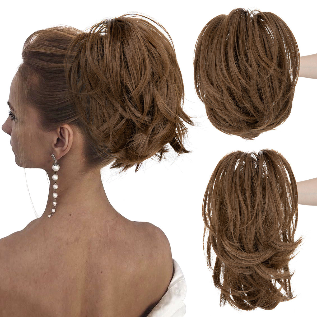 Trilumity Curly Ponytail in 1B, additional product photo 6