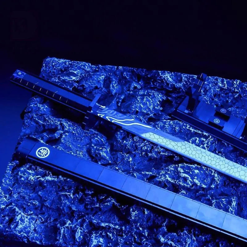 DK MOC Building Block Set: Idea MOC Demon Slayer Luminous Sword, Model DK1505
