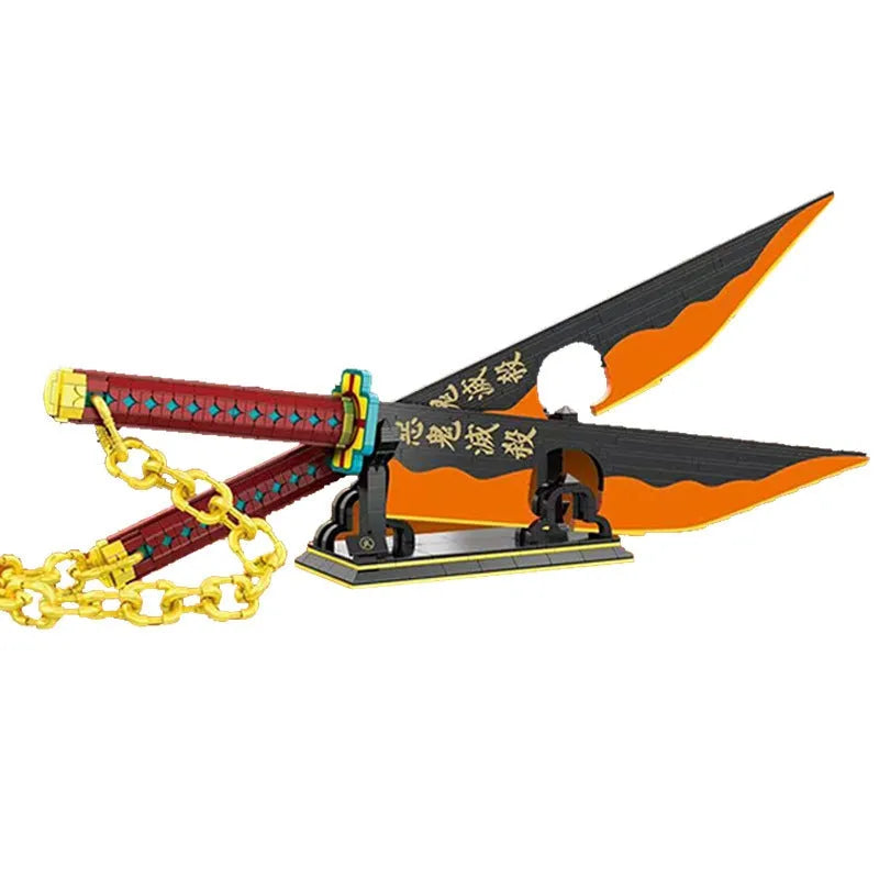 DK MOC Building Block Set: Demon Slayer Nichirin Ninja Sword, Model DK1507