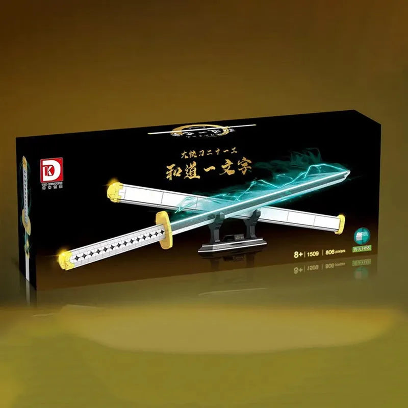 DK MOC Building Block Set: Demon Zoro Wado Ichimonji Sword, Model DK1509