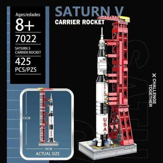 DK MOC Building Block Set: Apollo Saturn V Launch Tower 7022