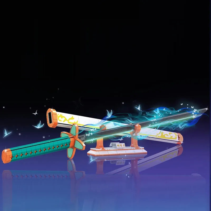 DK MOC Building Block Set: Demon Slayer Butterfly Blade Knife, Model DK1512