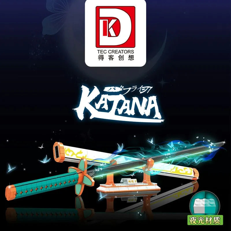 DK MOC Building Block Set: Demon Slayer Butterfly Blade Knife, Model DK1512