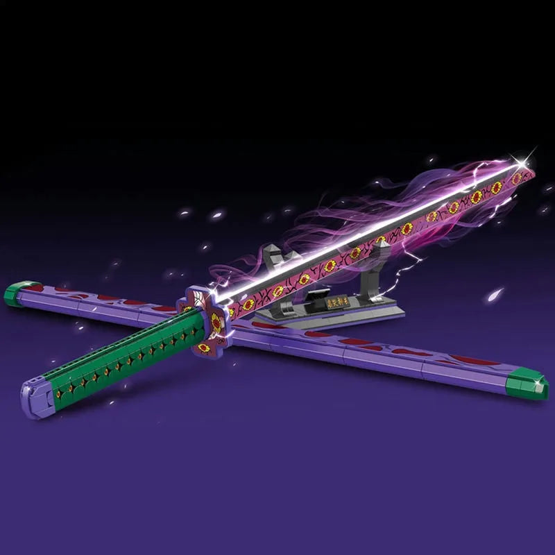 DK MOC Building Block Set: Demon Slayer Ghost Hunting Knife, Model DK1511