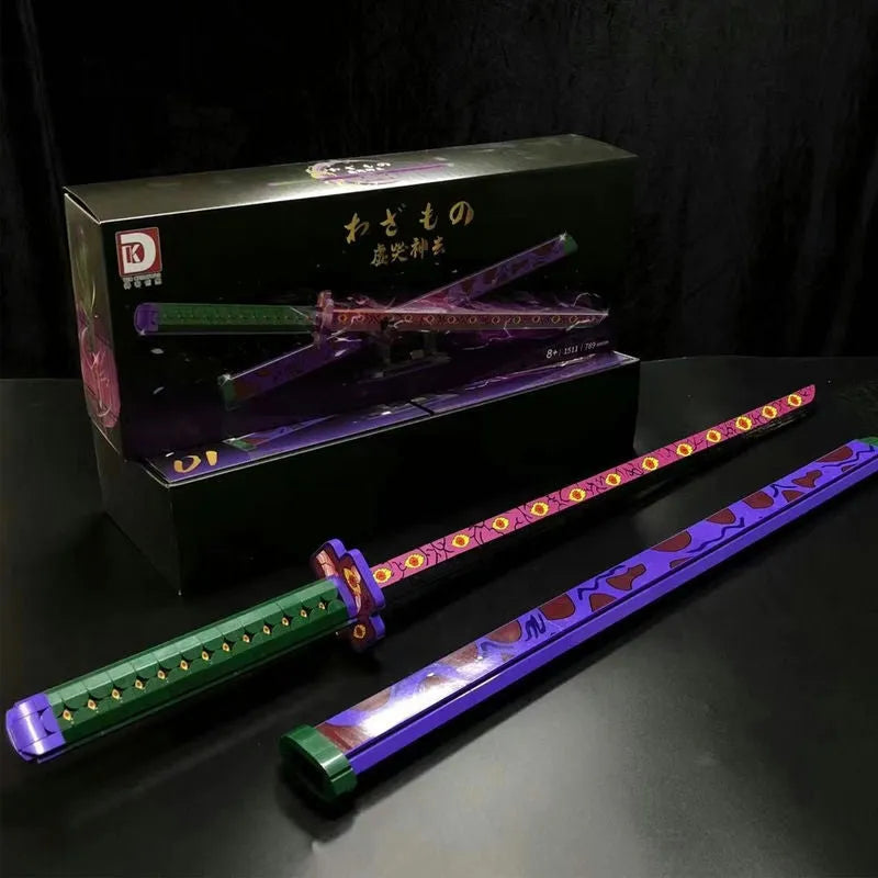 DK MOC Building Block Set: Demon Slayer Ghost Hunting Knife, Model DK1511