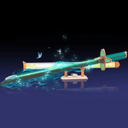 DK MOC Building Block Set: Demon Slayer Ghost Hunting Knife, Model DK1511