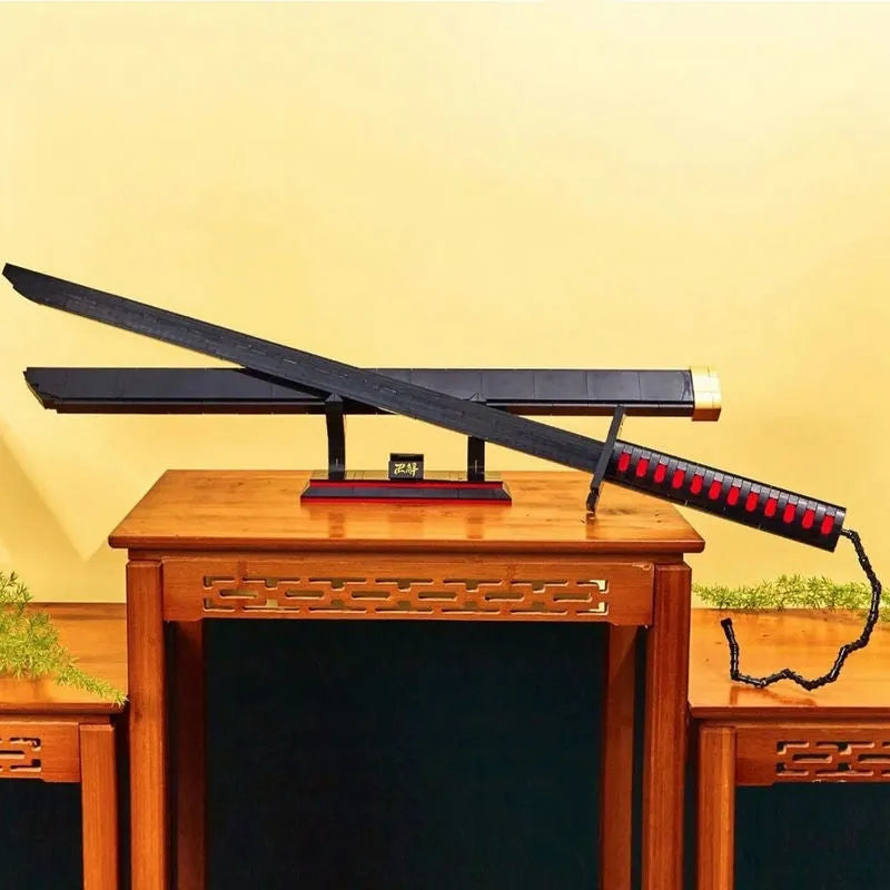 DK MOC Building Block Set: Bleached Zhanyue Knife Sword, Model DK1501