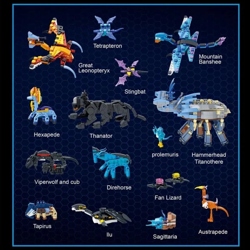 DK MOC Building Block Set: Movie Avatar Illuminated World of Pandora