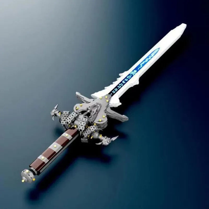 DK MOC Building Block Set: Movie Games Frostmourne Sword Knife, Model DK1500