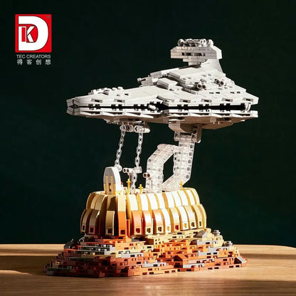 DK MOC Building Block Set: Star Wars MOC 7010 The Empire Over Jedha, Model DK7010