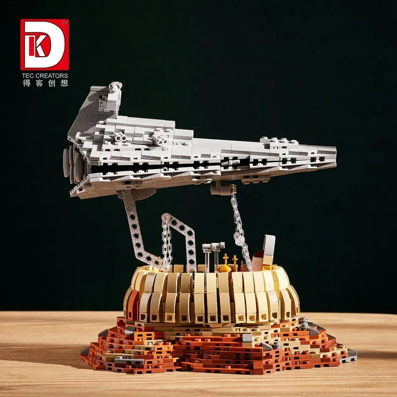 DK MOC Building Block Set: Star Wars MOC 7010 The Empire Over Jedha, Model DK7010