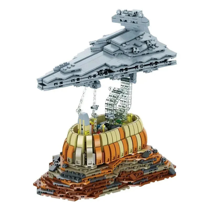 DK MOC Building Block Set: Star Wars MOC 7010 The Empire Over Jedha, Model DK7010