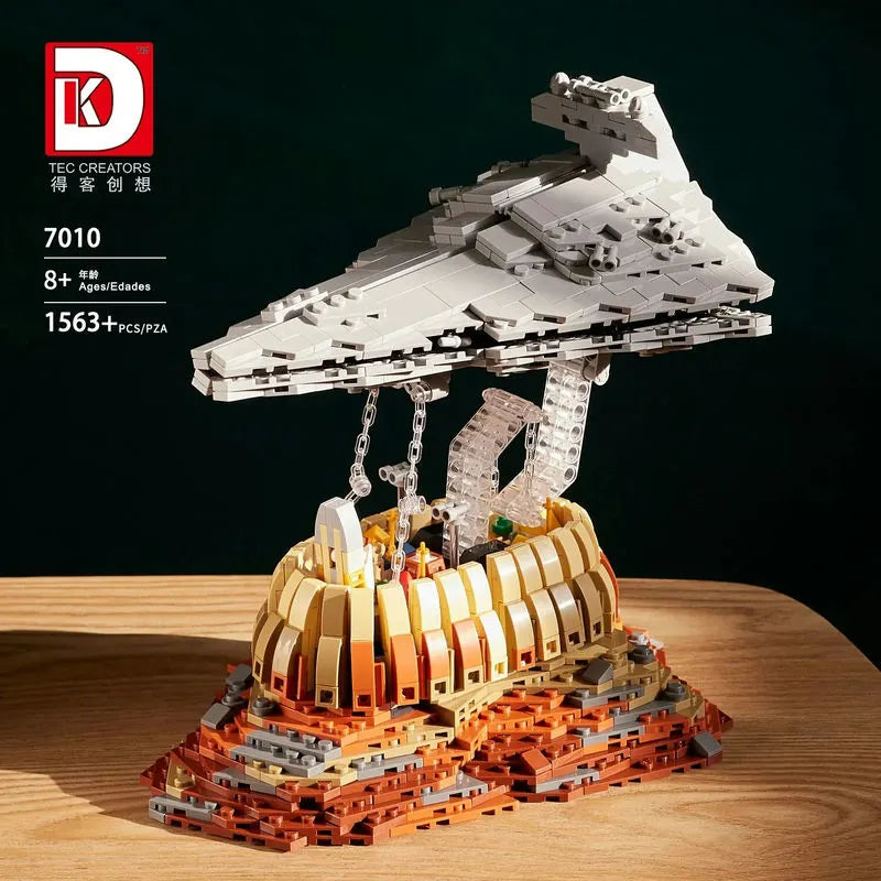 DK MOC Building Block Set: Star Wars MOC 7010 The Empire Over Jedha, Model DK7010