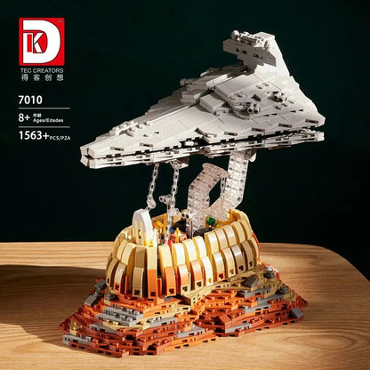 DK MOC Building Block Set: Star Wars MOC 7010 The Empire Over Jedha, Model DK7010