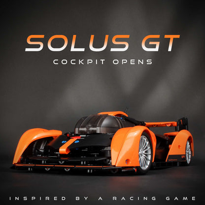 Trilumity Building Block Set: 1:14 British Racing Tech Solus GT Set with Remote Control (817-Piece)