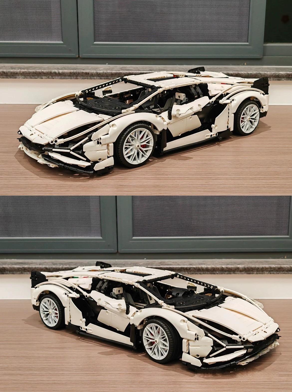Trilumity Building Block Set: 1: 8 Italian Bull L539 Lightning Hybrid Color Change Special Edition(3696-Piece)