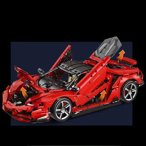 Trilumity Building Block Set: 1:8 Italian Bull Centenary Edition | Red Special Edition (3874-Piece)