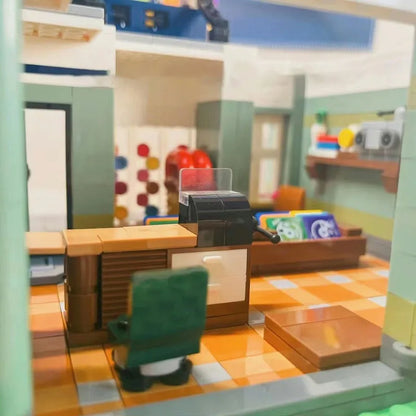Happy Build MOC Building Block Set: Street Creator Expert Music Shop, Model YC20008