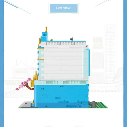 Happy Build MOC Building Block Set: Experts City Barber Shop Store, Model YC20005