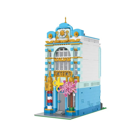 Happy Build MOC Building Block Set: Experts City Barber Shop Store, Model YC20005