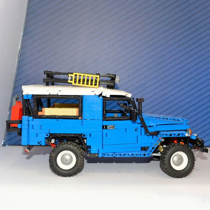 Happy Build MOC Motorized Building Block Set: Off Road Toyota FJ40 SUV QC012, Model YCQC012