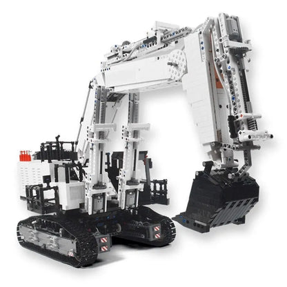 Happy Build MOC Motorized Building Block Set: RC APP City Mining Excavator Truck, Model YC-GC004