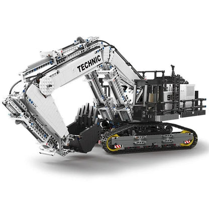 Happy Build MOC Motorized Building Block Set: RC APP City Mining Excavator Truck, Model YC-GC004