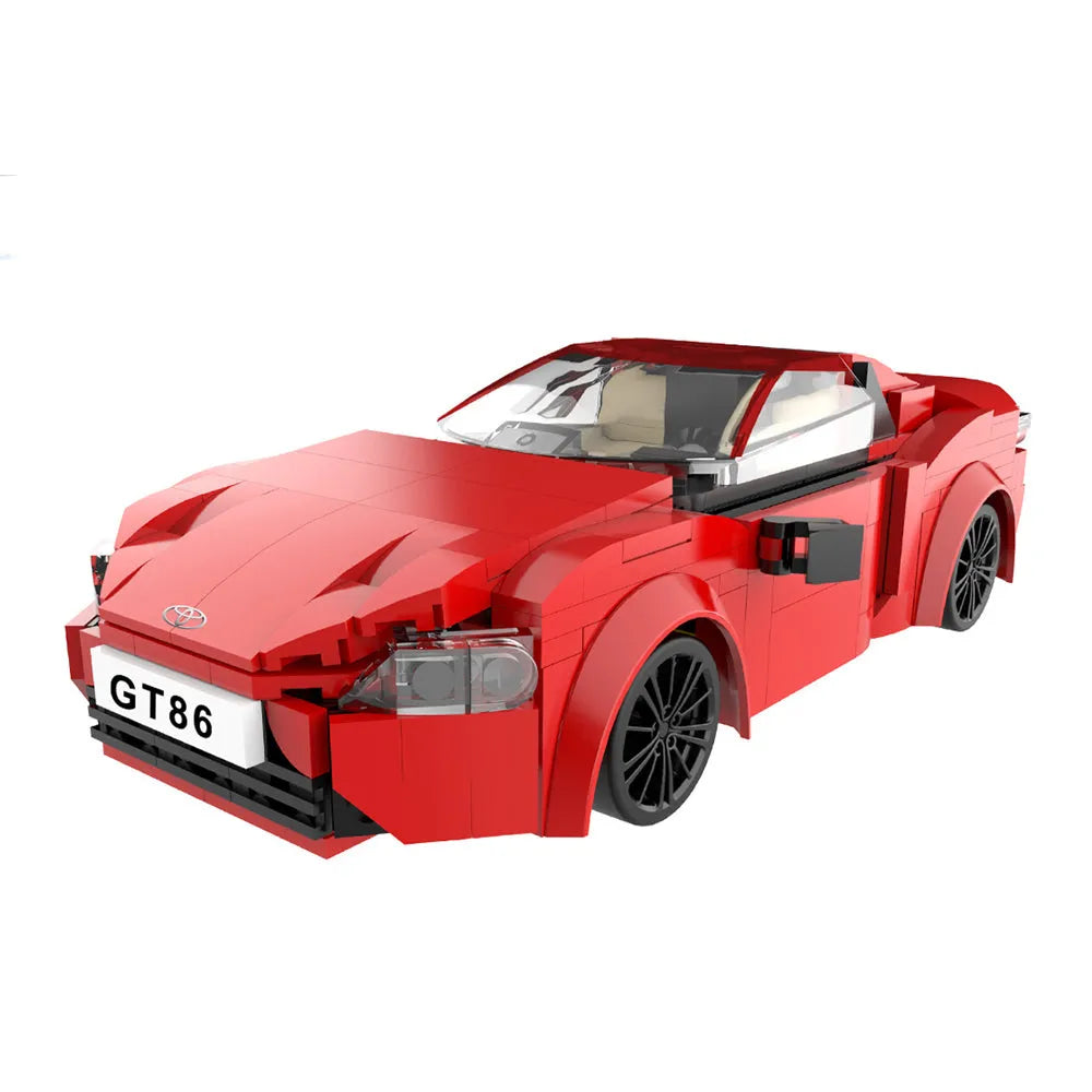 Happy Build MOC Motorized Building Block Set: RC Toyota GT86 Classic Sports Car 23009, Model YC23009