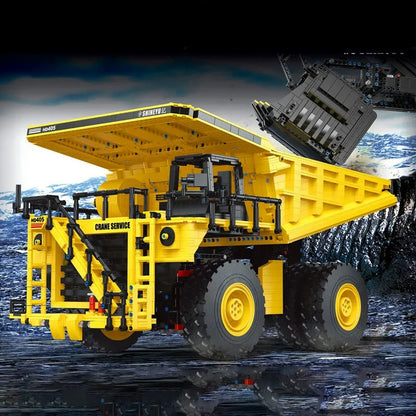 Happy Build MOC Building Block Set: APP Motorized RC Dump Truck 22005, Model YC22005