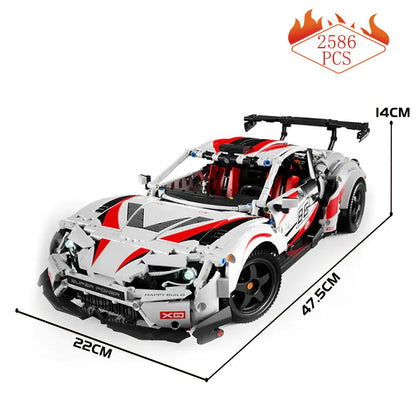 Happy Build MOC Building Block Set: Toyota GT86 Classic Sports Car 23002, Model YC23002