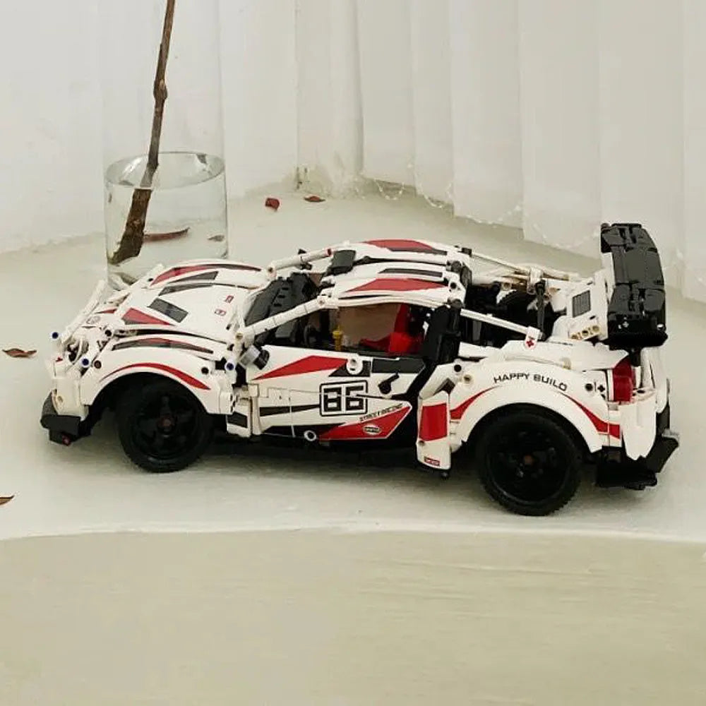 Happy Build MOC Building Block Set: Toyota GT86 Classic Sports Car 23002, Model YC23002