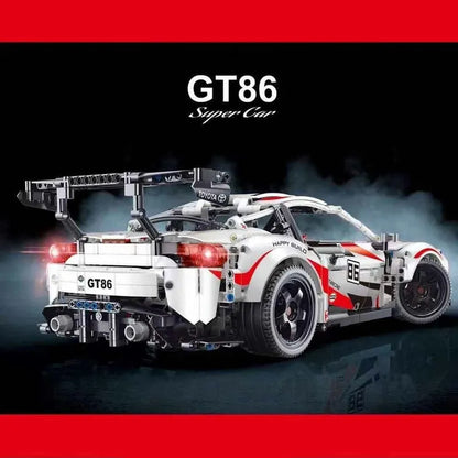 Happy Build MOC Building Block Set: Toyota GT86 Classic Sports Car 23002, Model YC23002